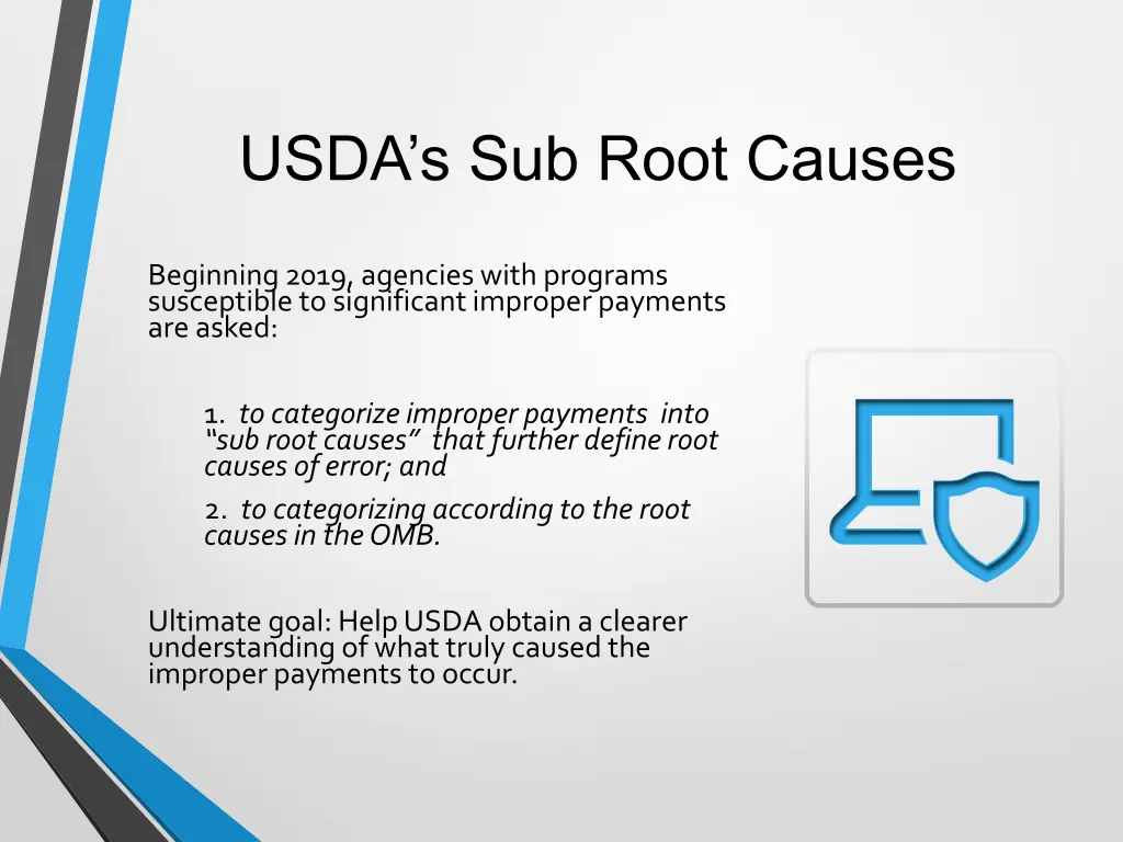 usda s sub root causes