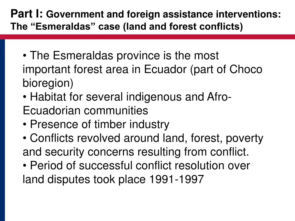 part i government and foreign assistance