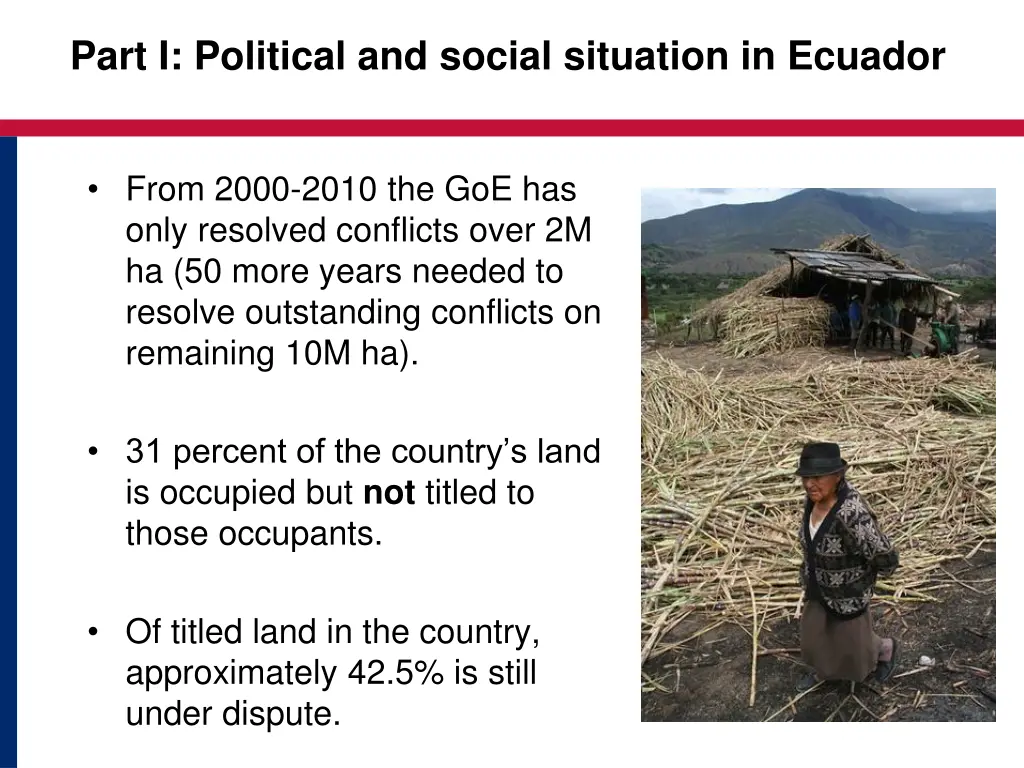 part i political and social situation in ecuador 3