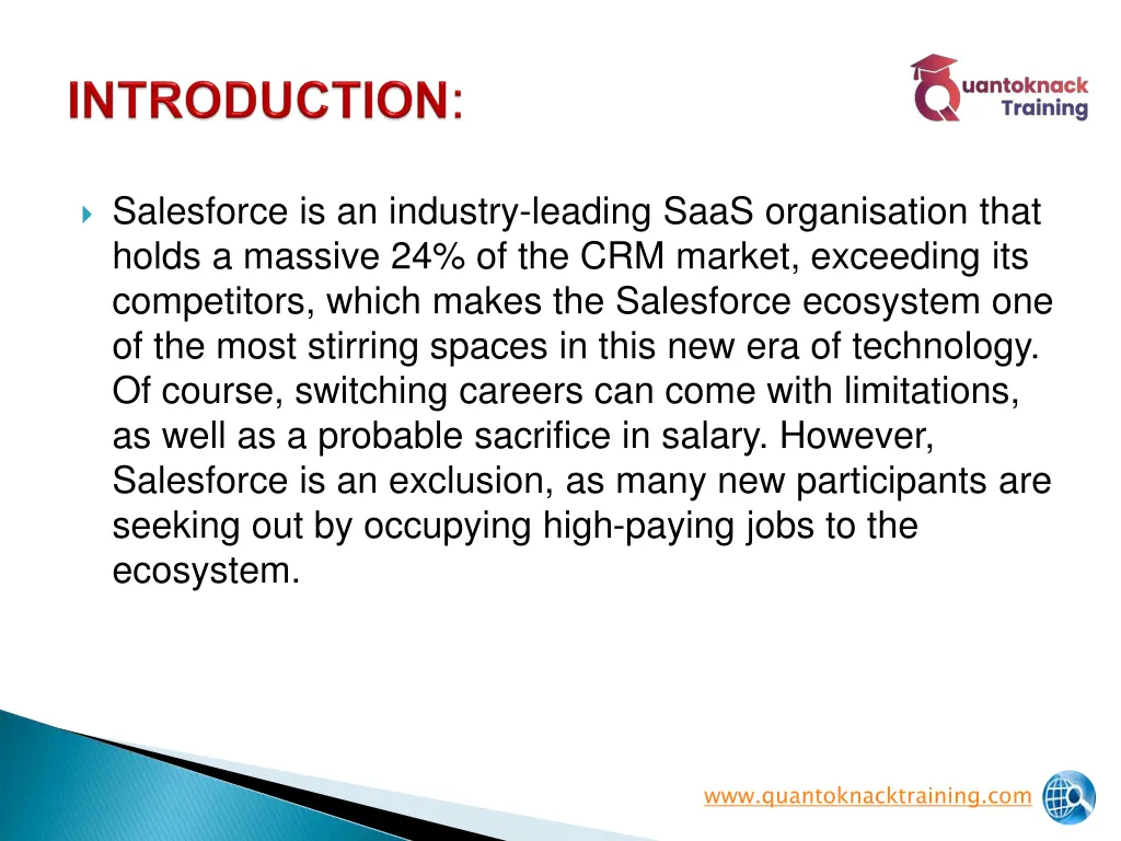 salesforce is an industry leading saas