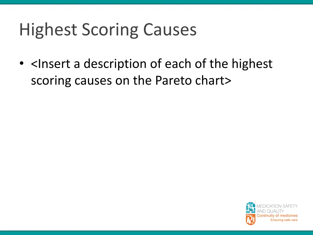 highest scoring causes