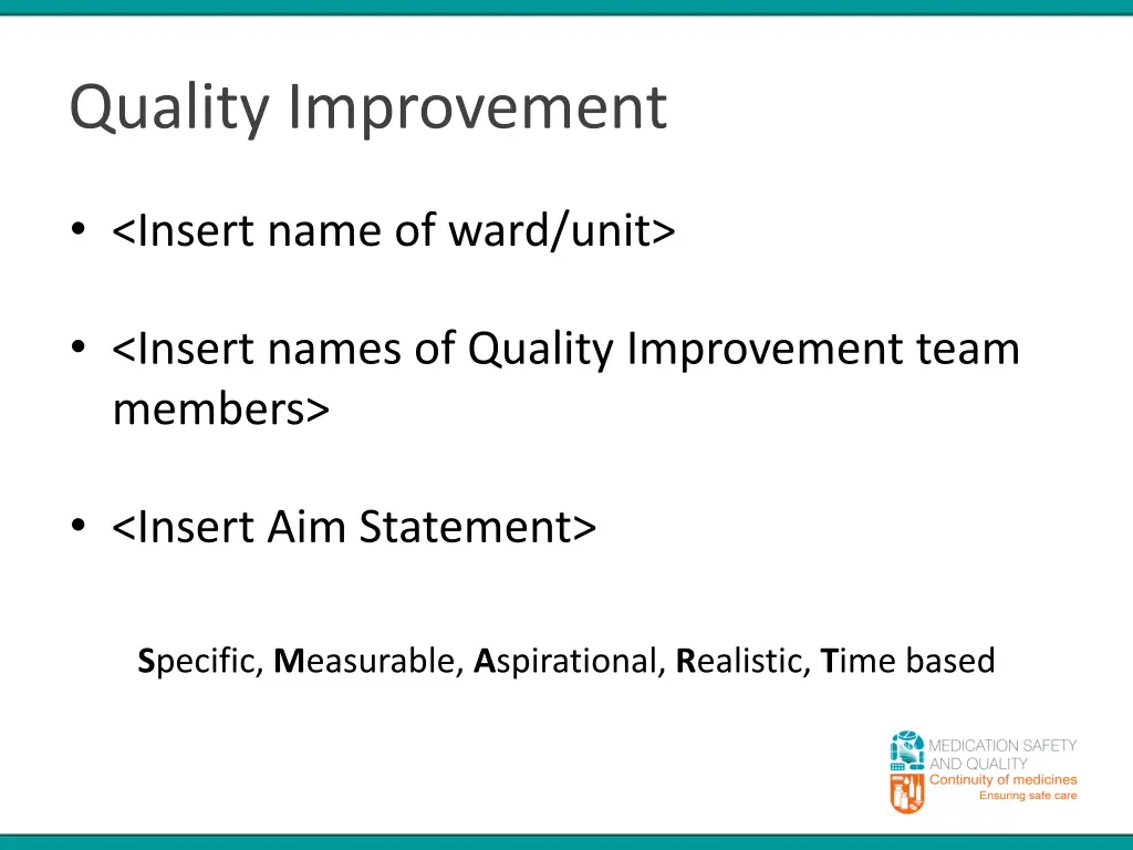 quality improvement