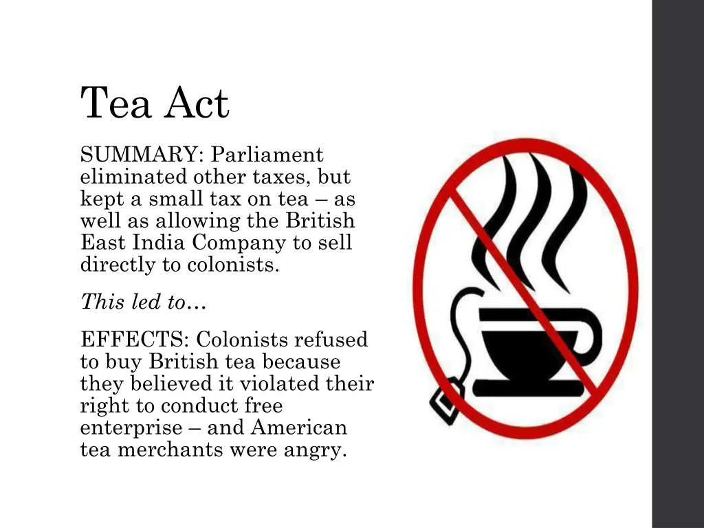 tea act