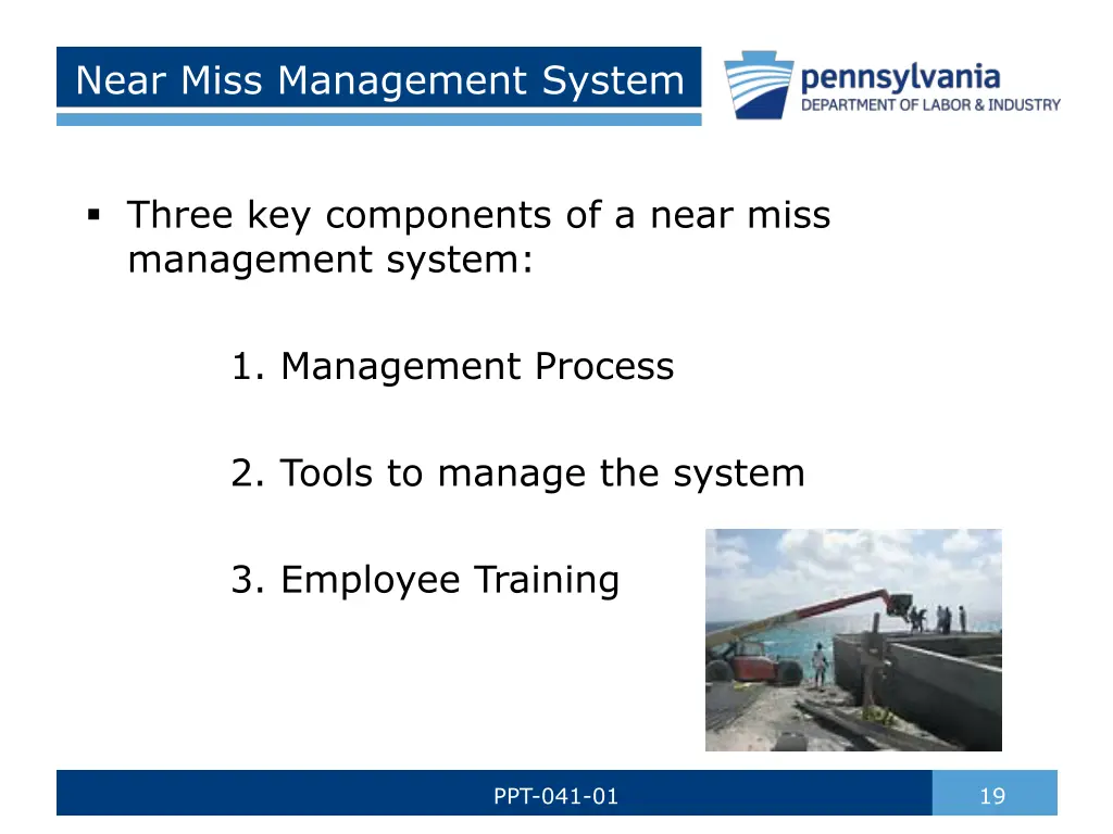 near miss management system