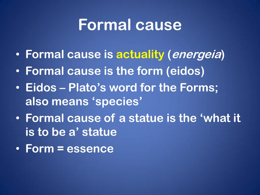 formal cause 1