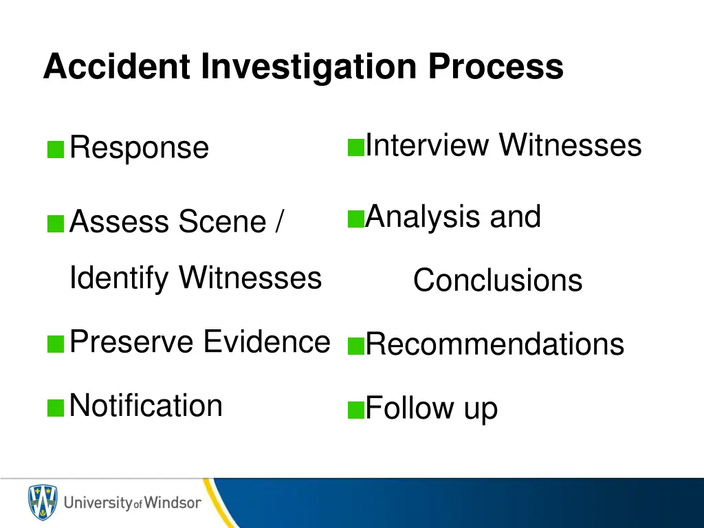 accident investigation process