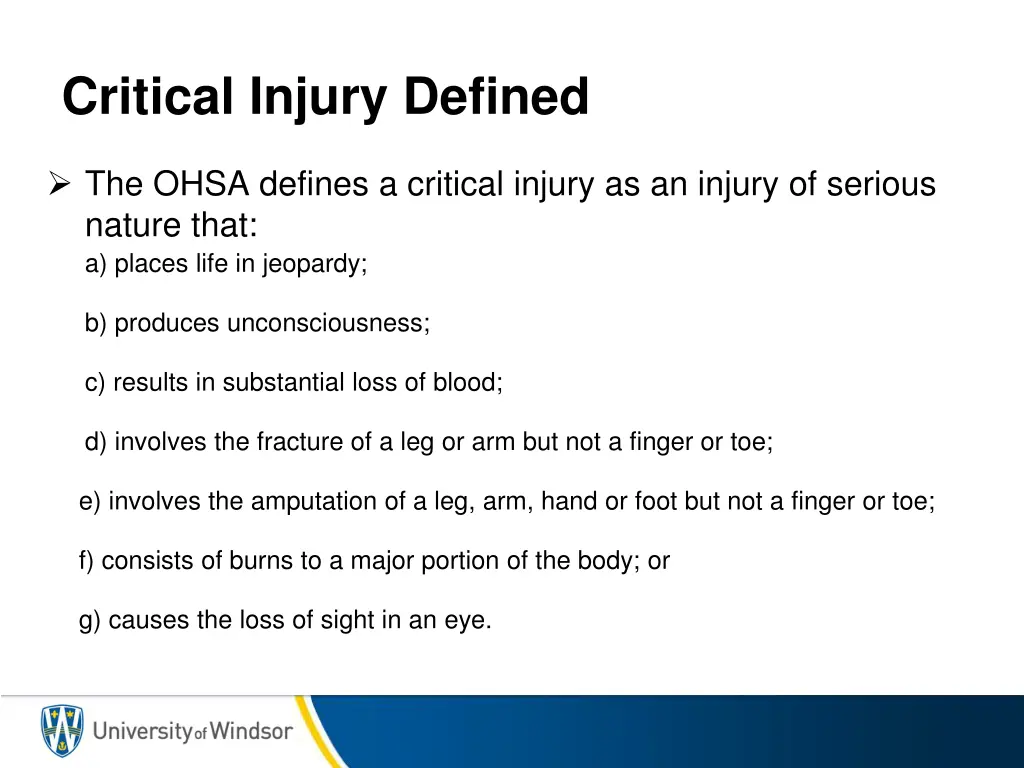 critical injury defined