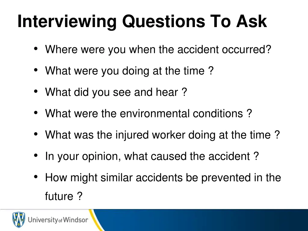 interviewing questions to ask