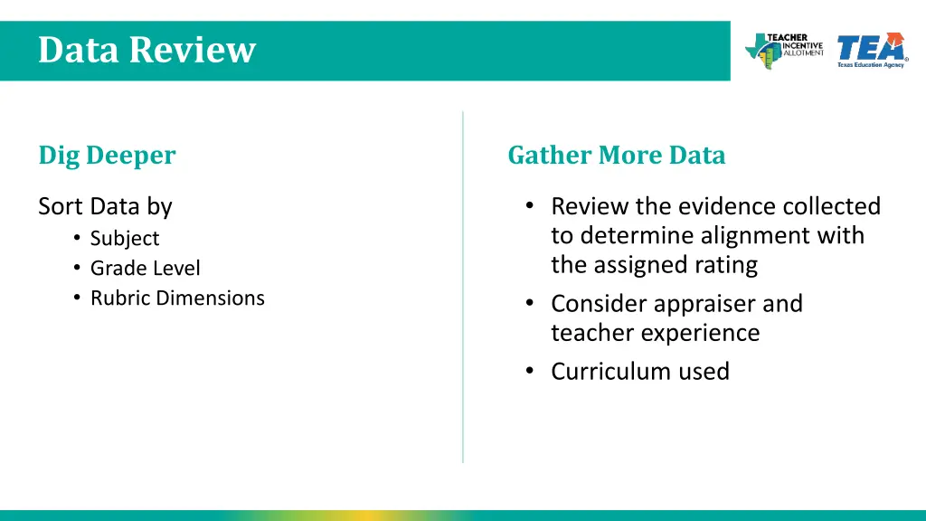 data review