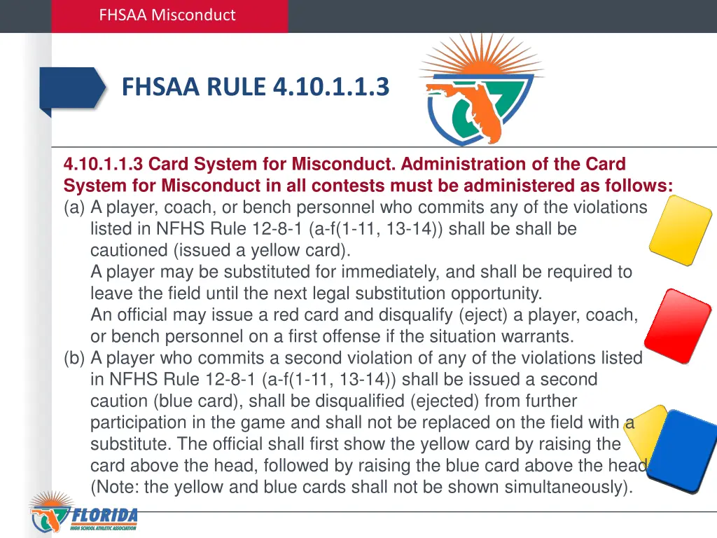 fhsaa misconduct