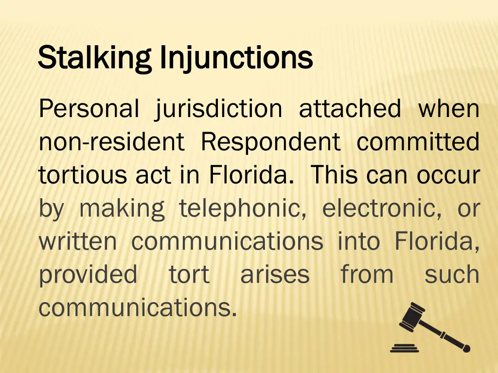 stalking injunctions stalking injunctions 12