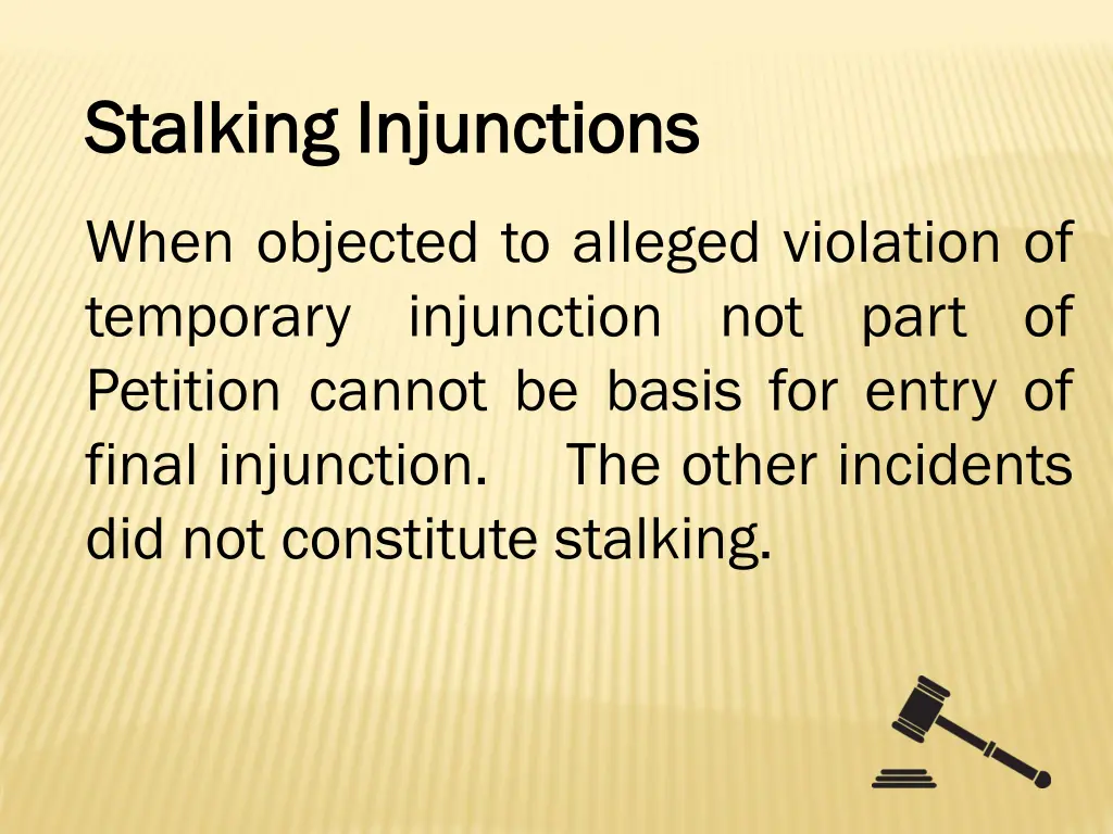 stalking injunctions stalking injunctions 15