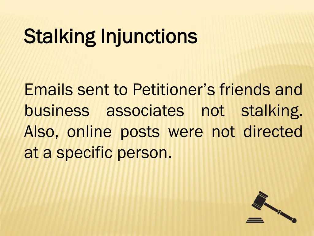 stalking injunctions stalking injunctions 17