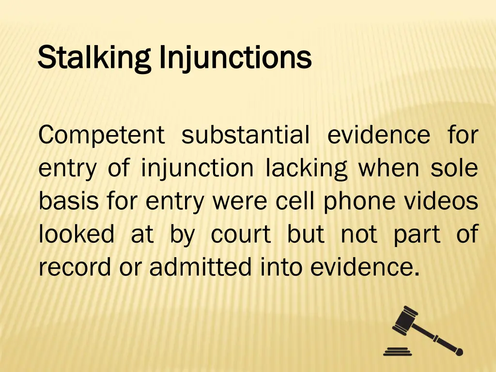 stalking injunctions stalking injunctions 19