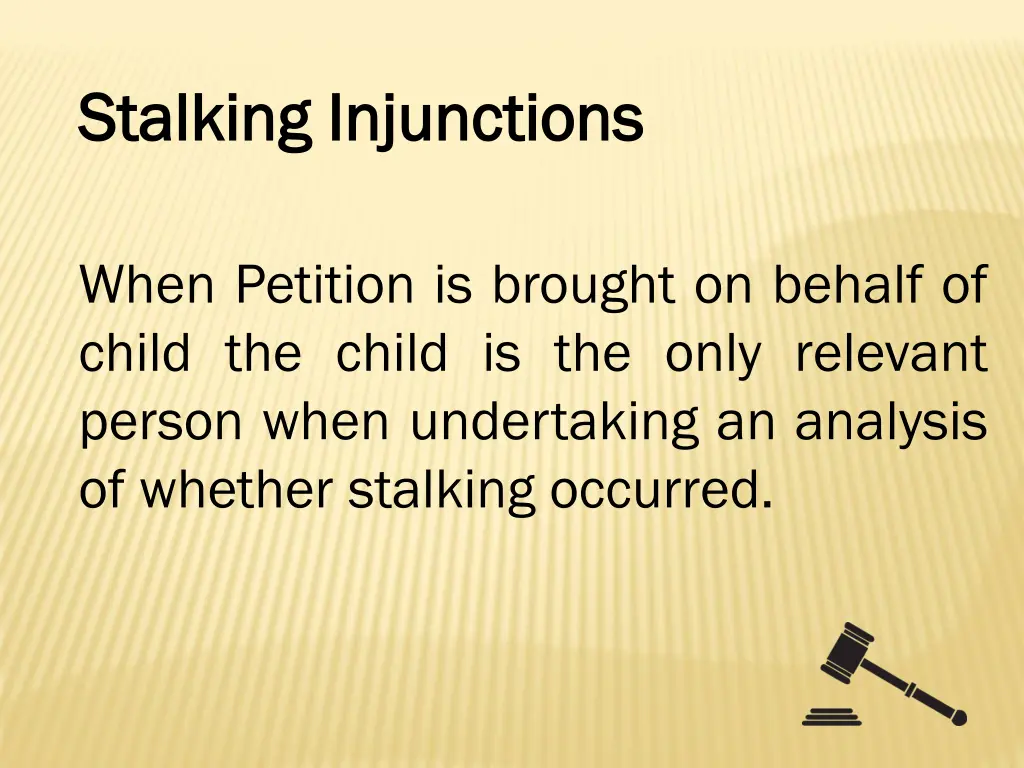 stalking injunctions stalking injunctions 21