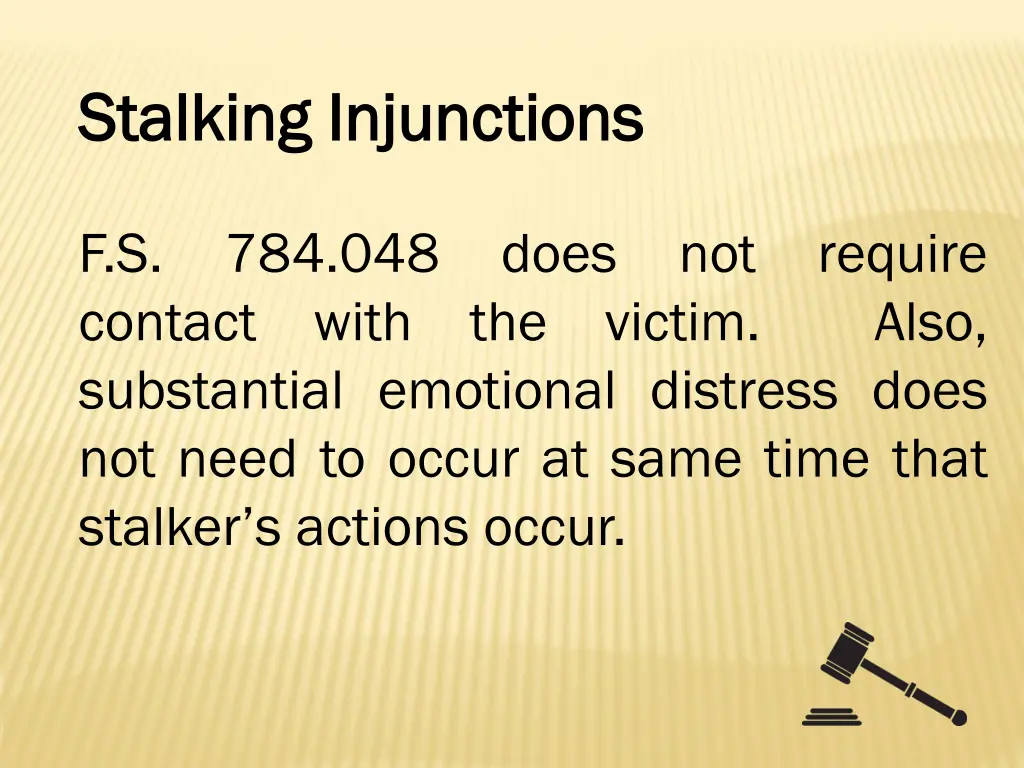 stalking injunctions stalking injunctions 23