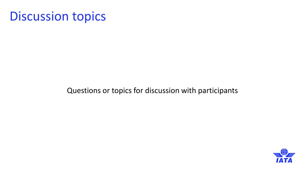 discussion topics