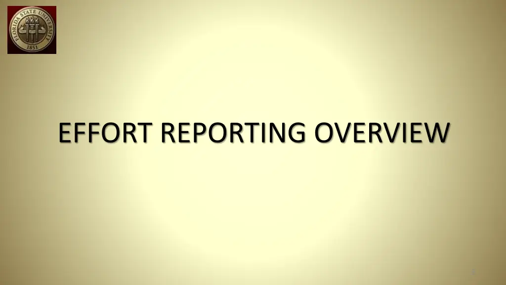 effort reporting overview