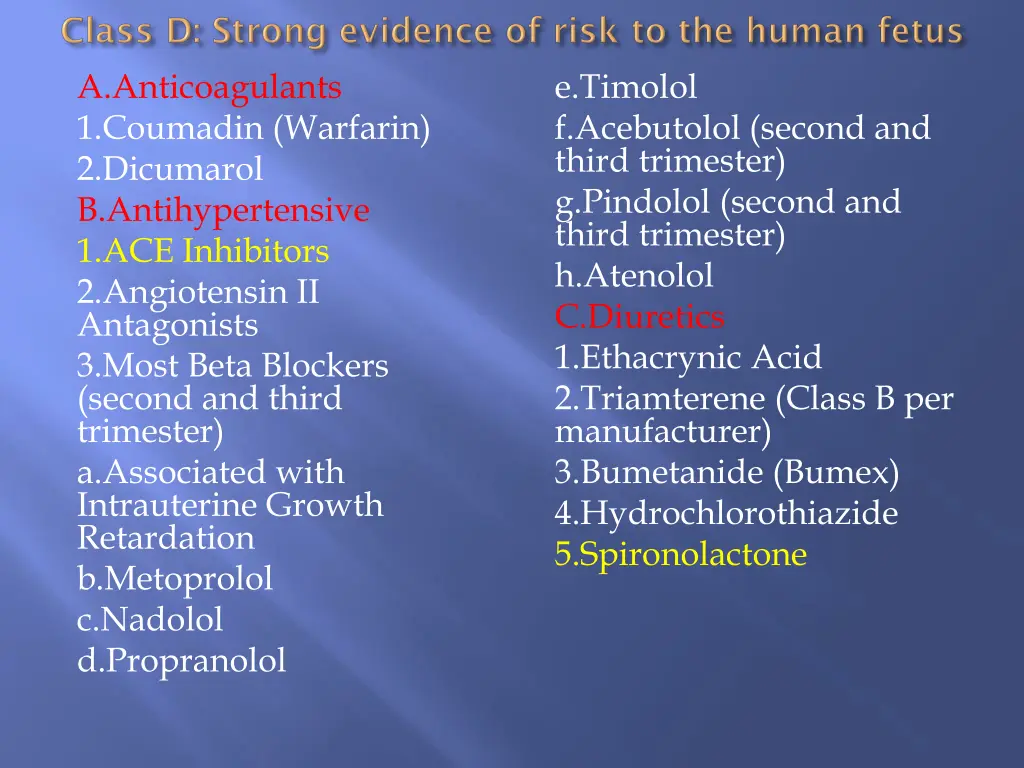 a anticoagulants 1 coumadin warfarin 2 dicumarol