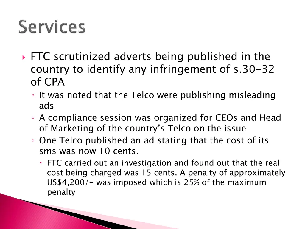 ftc scrutinized adverts being published