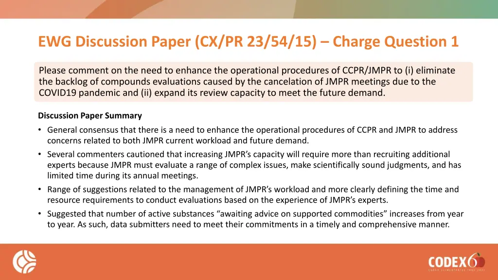 ewg discussion paper cx pr 23 54 15 charge