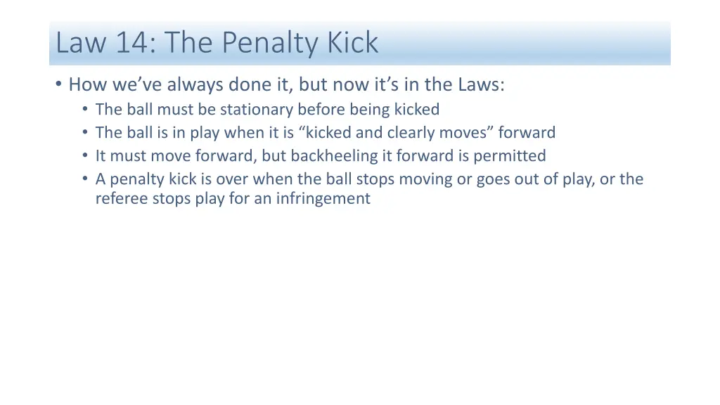 law 14 the penalty kick 1