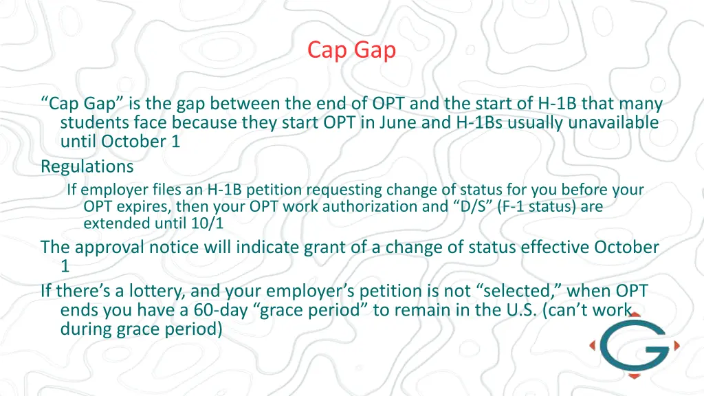 cap gap