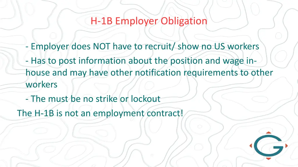 h 1b employer obligation