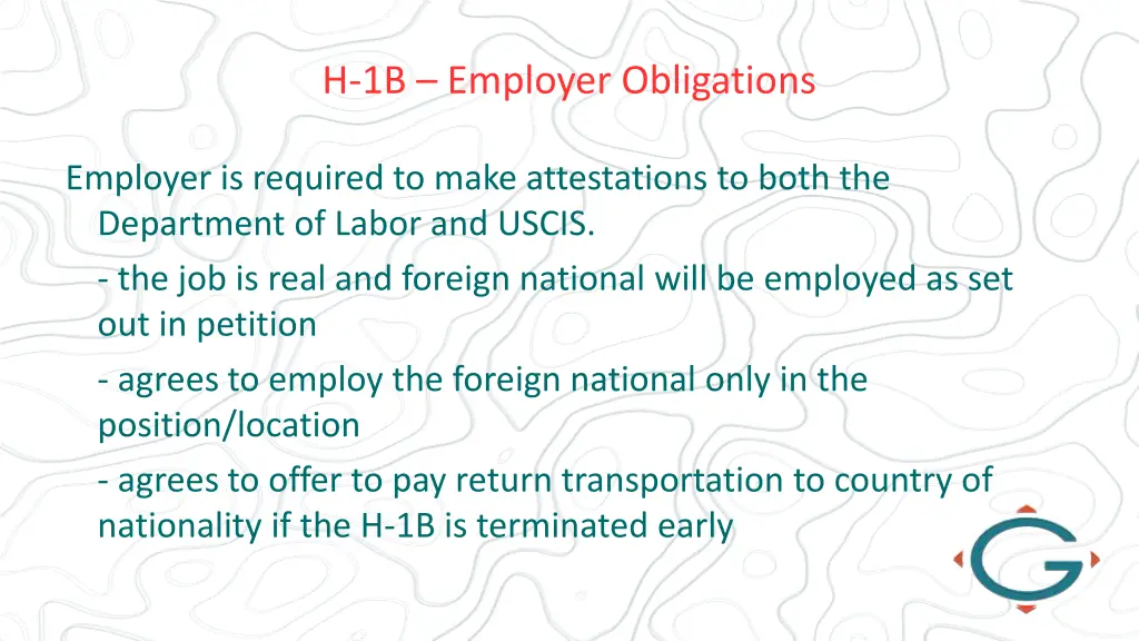 h 1b employer obligations