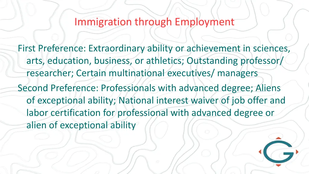 immigration through employment