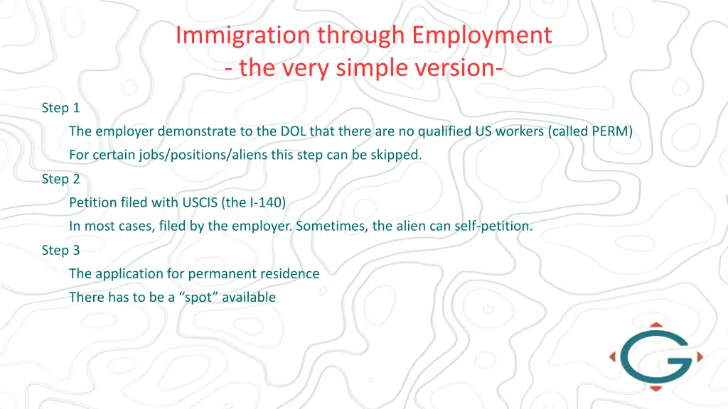 immigration through employment the very simple