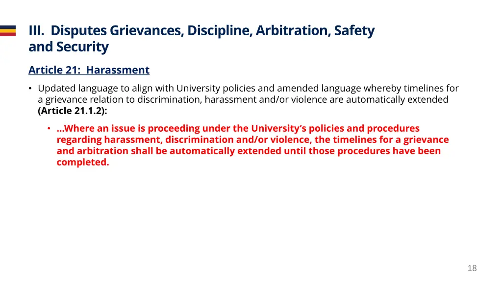 iii disputes grievances discipline arbitration 2