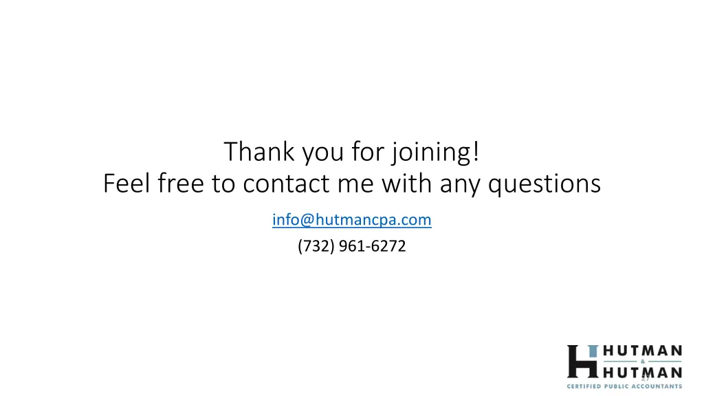 thank you for joining feel free to contact