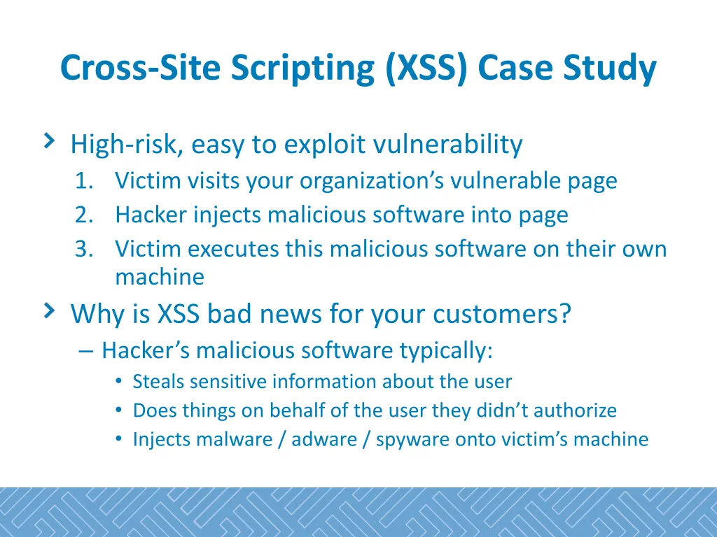 cross site scripting xss case study