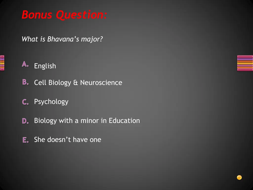 bonus question 4