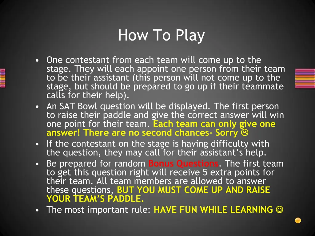 how to play