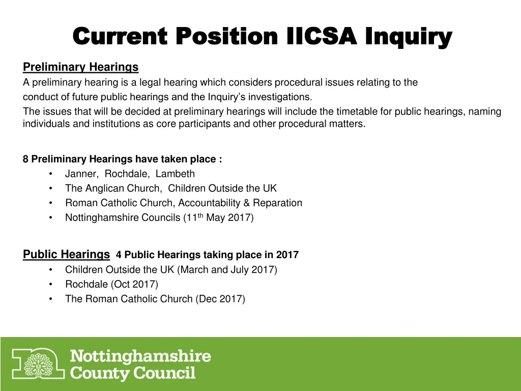 current position iicsa inquiry current position