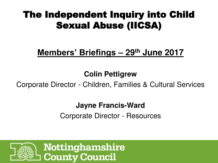 the independent inquiry into child