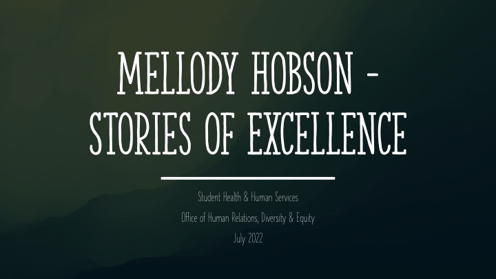 mellody hobson stories of excellence