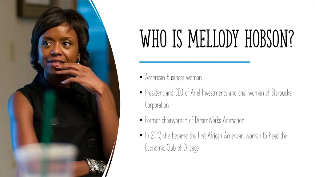 who is mellody hobson