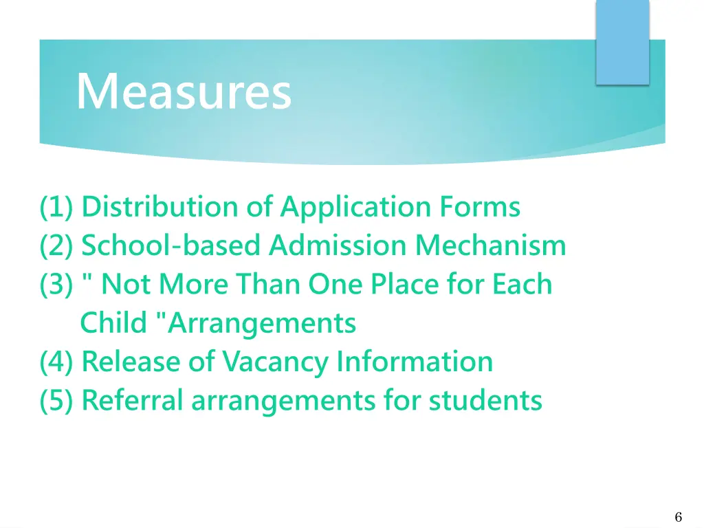 measures