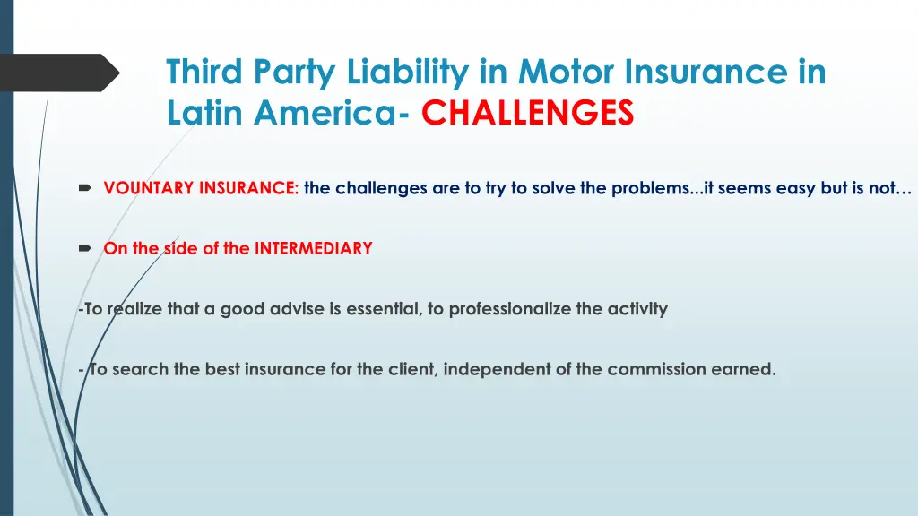 third party liability in motor insurance in latin 12