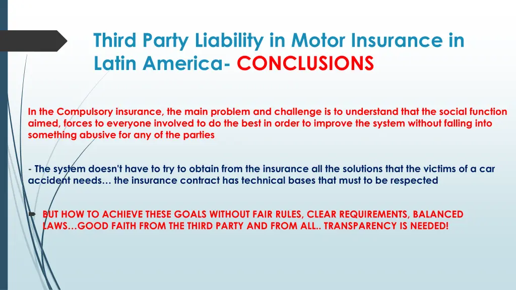 third party liability in motor insurance in latin 16