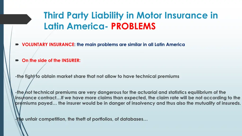 third party liability in motor insurance in latin 2