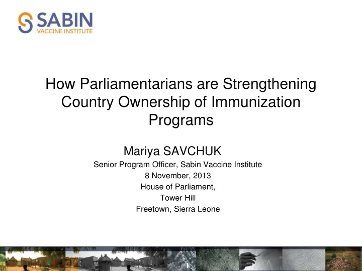 how parliamentarians are strengthening country