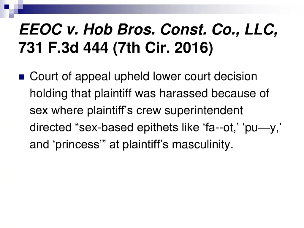 eeoc v hob bros const