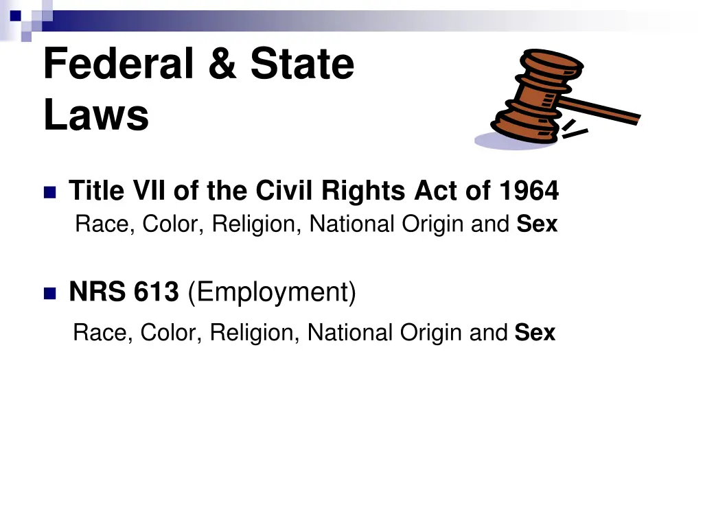 federal state laws