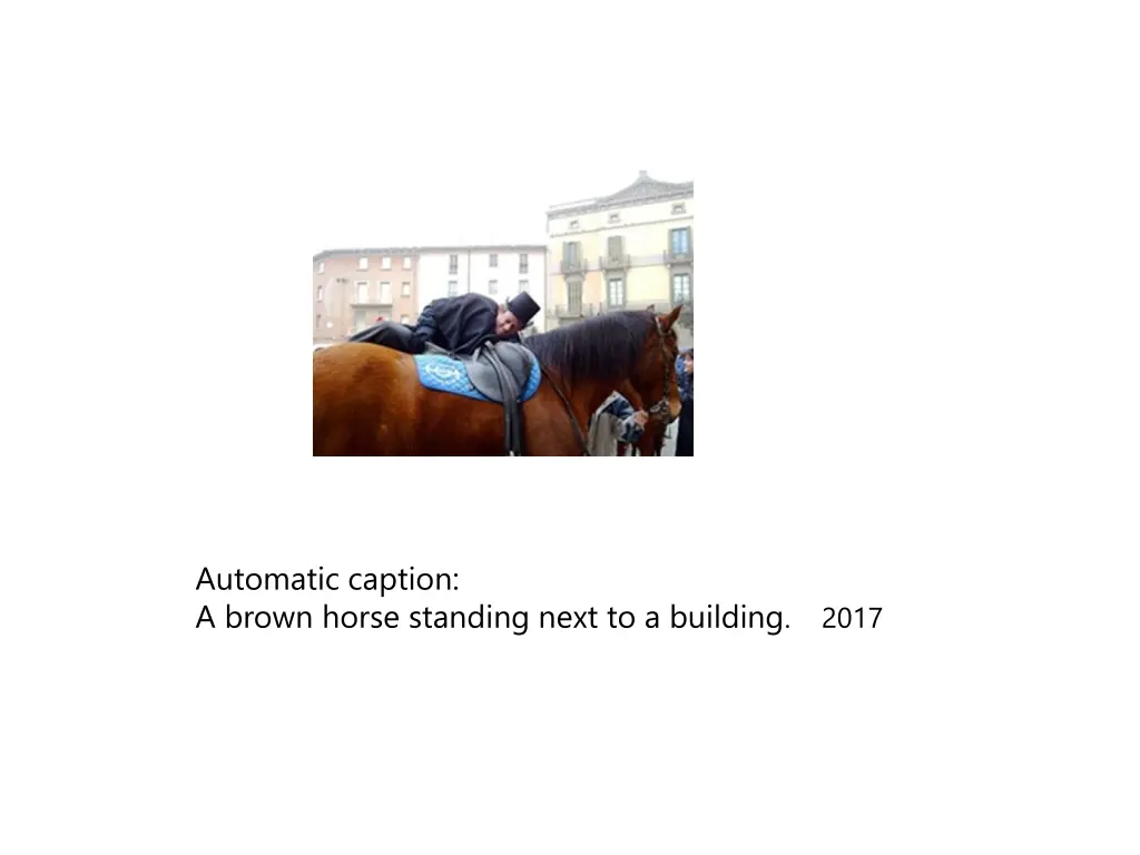 automatic caption a brown horse standing next