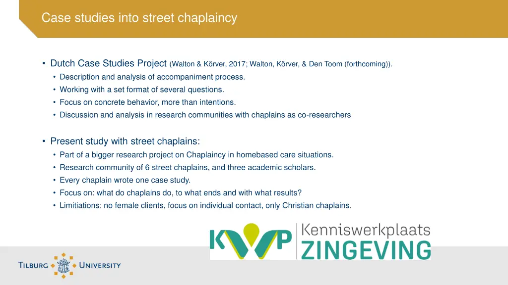 case studies into street chaplaincy