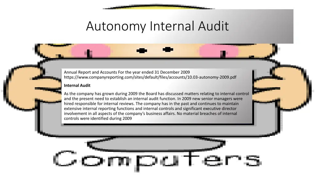 autonomy internal audit